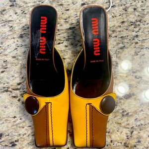 Miu Miu slides. Brand new. Size 6.5